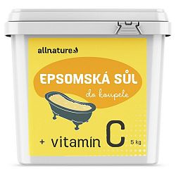Allnature Epsomská soľ Vitamín C, 5 kg