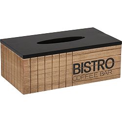 Box na papierové vreckovky Bistro, 25 x 9 x 13,5 cm