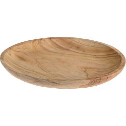 Dekoračná tácka z teakového dreva Round, 30 cm