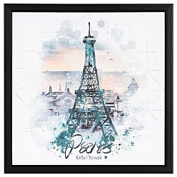 Plátený obraz v rámčeku Paris, 40 x 40 x 2,5 cm