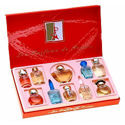 Darčeková sada francúzskych parfumov Charrier Parfums, 10 ks