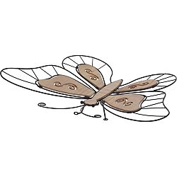 Koopman Drôtená dekorácia Sediaci motýlik, 44 cm