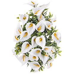 Umelé kvetiny Kala, biela, 30 cm, HTH