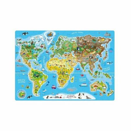 Popular Puzzle Mapa sveta, 160 dielikov