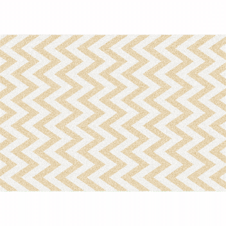 Koberec, béžovo-biela vzor, 67x120, ADISA TYP 2