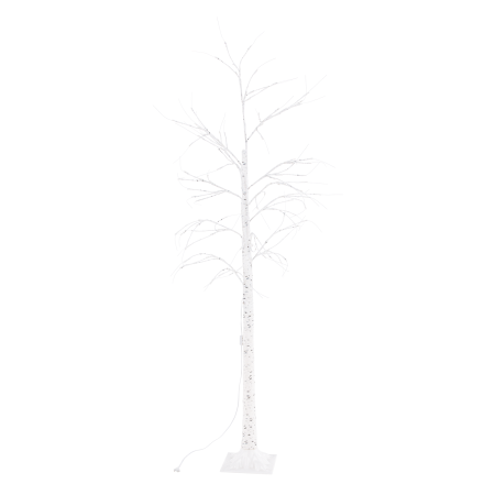 TEMPO-KONDELA WHITE BIRCH, LED vianočný stromček, breza, 90 cm